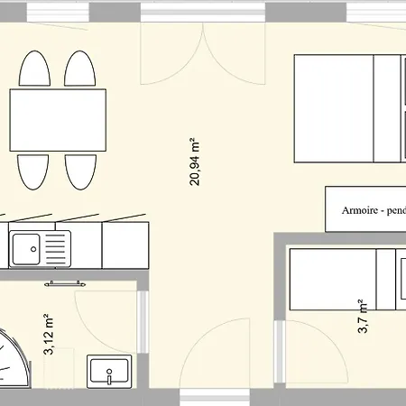 Le Petit Bonheur Apartment *